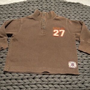 The Children’s Place Brown Pop Over Pull Over 24 Mos Boys